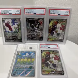 Lot Of 5 Graded Pokemon Cards PSA TAG Japanese & English - Image 1
