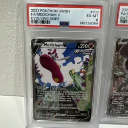 Lot Of 5 Graded Pokemon Cards PSA TAG Japanese & English - Image 2