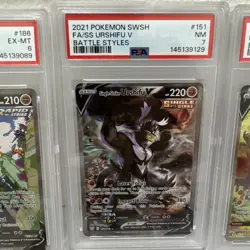 Lot Of 5 Graded Pokemon Cards PSA TAG Japanese & English - Image 3