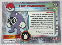 Topps Chrome 2000 Pokemon - Spectra Chrome #62 Poliwrath (1) - Image 2