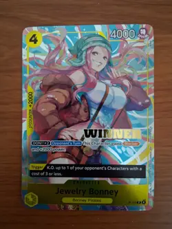 Jewelry Bonney (Heroines Battle Winner Pack) P-113 One Piece Promotion Cards... - Image 1