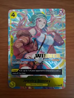 Jewelry Bonney (Heroines Battle Winner Pack) P-113 One Piece Promotion Cards... - Image 2