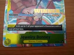 Jewelry Bonney (Heroines Battle Winner Pack) P-113 One Piece Promotion Cards... - Image 5