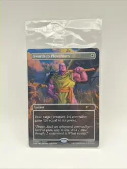 Magic: The Gathering Swords to Plowshares (Thanos) Promo Foil (PSA Exclusive) - Image 1