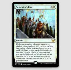 Semester's End (Foil) - STX #27 Rare - NM Strixhaven: School of Mages - Image 1