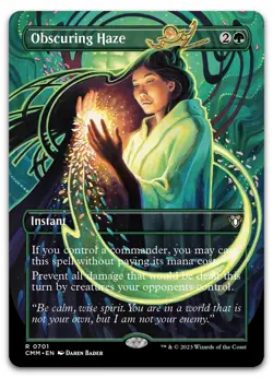 Obscuring Haze (Borderless) #701 (NM) Commander Masters CMM Magic MTG - Image 1