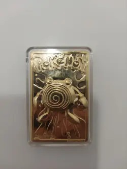 Poliwhirl Pokemon Burger King 23K Gold Plated Card *NO BOX* - Image 2