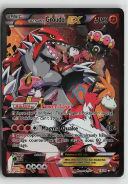 Team Magma's Groudon EX 15/34 Ultra Rare Double Crisis Pokemon MP - Image 1