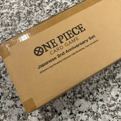One Piece TCG Japanese 2nd Anniversary Set - (English Cards) - New + Sealed - Image 1