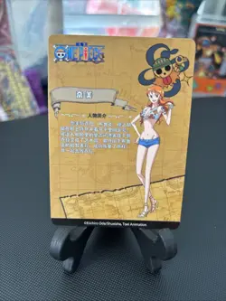 Custom Fan Art - Nami Rainbow Halo Card One Piece Waifu Card - Image 2