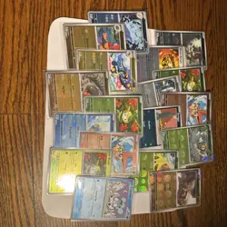 Lot of 18 Pokemon TCG Pokeball Pattern Cards Black Bolt and White Flare - Image 1