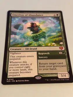 Emeritus of Abundance Secrets of Strixhaven Regular - Mythic Elf Druid - Image 2