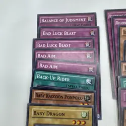 Lot of 46 Cards Yu Gi Oh Yugioh Pre Owned LP 1996 Baby Dragon Raccoon Brachios - Image 4