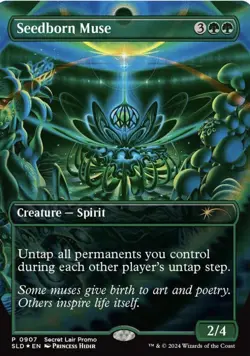 Magic The Gathering: Secret Lair Promo Seedborn Muse Rainbow Foil SEALED 🔥 - Image 1