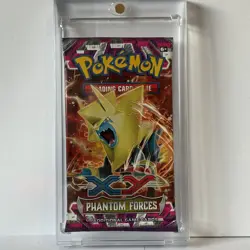 Pokemon XY Phantom Forces Mega Manectric Art Work Factory Sealed Booster Pack - Image 1