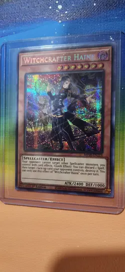 YUGIOH TCG WITCHCRAFTER HAINE MP20-EN223 PRISMATIC SECRET 1ST EDITION - Image 1