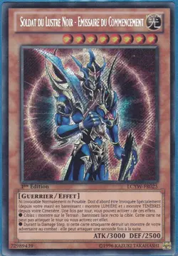 Yu-Gi-Oh! Soldat du Lustre Noir Emissaire LCYW-FR025 1ere Ed. Secret EXCELLENT ! - Image 1