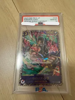 PSA 10 Roronoa Zoro OP01-025 Flagship Battle Limited Promo ONE PIECE Japanese - Image 1