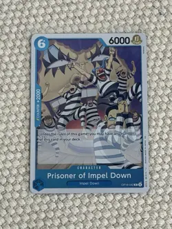 Prisoner Of Impel Down One Piece OP16 The Time of Battle Super Rare Foil #042 - Image 1