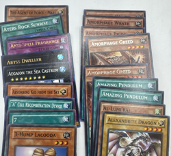 Lot of 46 Yu Gi Oh TCG Cards Yugioh 3 Foil Prisma 43 common All A's & Numbers LP - Image 2