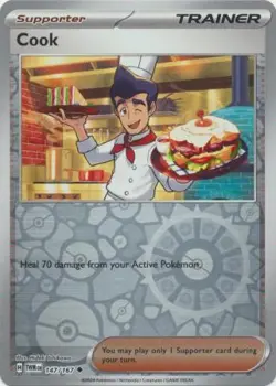 Cook 147/167 Reverse Holo | Twilight Masquerade | Pokemon Card - Image 1