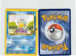 Squirtle 63/102 Common Base Set Unlimited Pokemon NM (Jumbo Card) - Image 3