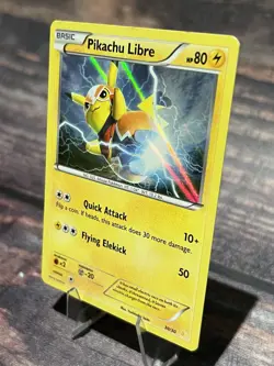 Pikachu Libre 30/30 Holo XY Trainer Kit: Pikachu Libre & Suicune Pokemon Card - Image 3