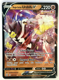 Single Strike Urshifu V 085/163 - Battle Styles Pokemon Card - Image 1