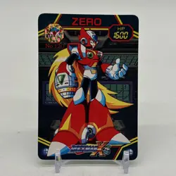 Mega Man Zero Megaman X3 No.120 Card 1995 BANDAI CAPCOM Japanese Game Rare! - Image 1