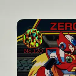Mega Man Zero Megaman X3 No.120 Card 1995 BANDAI CAPCOM Japanese Game Rare! - Image 2