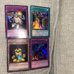 Yugioh 4 Card Bundle (1st Ed/LCYW) Mixed Conditions See Description - Image 3