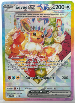 EEVEE EX Promo Holo Scarlet Violet Prismatic Evolutions 174 Pokemon - Image 1