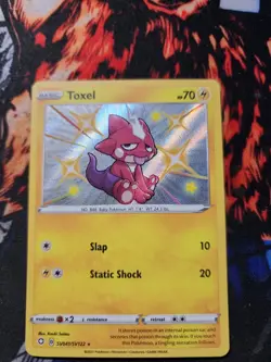 Pokemon TCG Toxel Shining Fates SV041/SV122 Holo Shiny Holo Rare - Image 1
