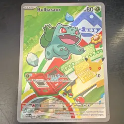 Pokemon TCG Bulbasaur 037 First Partner Set - 2026 English Holo Promo HP 80 - Image 1
