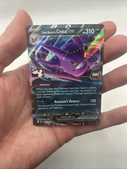122/182 Team Rocket's Crobat ex Pokemon TCG Prize Pack Series 8 Stamped Destined - Image 3