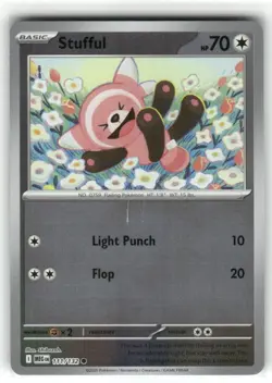 Stufful 111/132 Reverse Holo Mega Evolution Pokemon TCG - Image 1