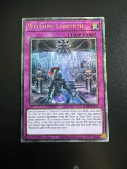 Yugioh Welcome Labrynth BLMR-EN102 Quarter Century Secret Rare 1st Ed NM - Image 1