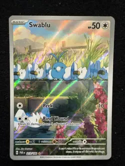 Swablu 213/182 Illustration Rare Paradox Rift Pokemon Near Mint - Image 1