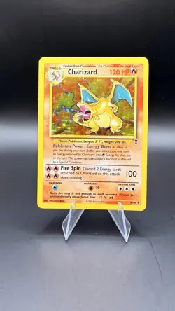 Pokemon TCG Charizard Legendary Collection Holo Rare Charizard Grail! LP-MP - Image 1