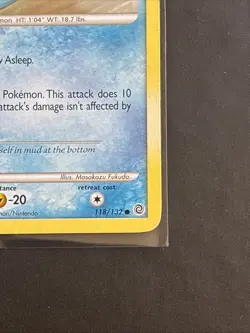 Pokemon TCG Wooper Secret Wonders 118/132 LP - Image 4