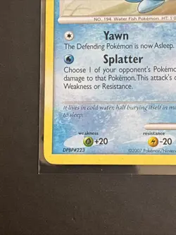 Pokemon TCG Wooper Secret Wonders 118/132 LP - Image 5
