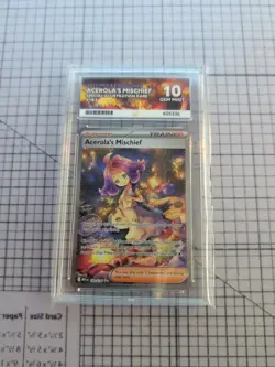 Acerolas Mischief 183/132 ACE 10 Special Illustration Pokemon Mega Evolution 👻 - Image 1