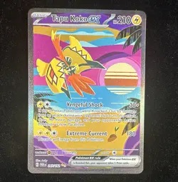 The Pokemon Company Tapu Koko ex 247/182 SV04 Paradox Rift SIR Holo FA EN - Image 1