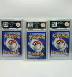 Pokemon 1999 Base Set Starter ACE 10 Bundle - Squirtle, Charmander, Bulbasaur - Image 4