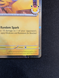 Pikachu 51/162 Stamped 2026 Pokemon Day 30th Anniversary Promo - Image 4