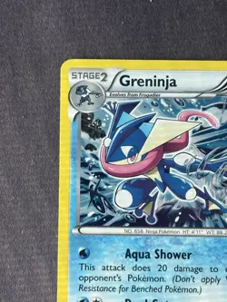 Pokemon Greninja XY Promos #162 Promo Holo LP - Image 3