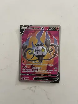 Pokemon TCG Chandelure V Fusion Strike 247/264 Holo Full Art - Image 1