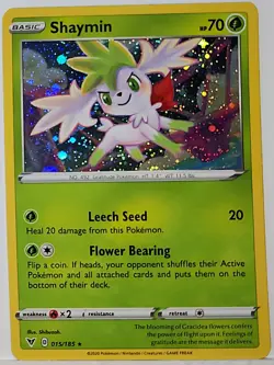Shaymin 015/185 Cosmos Holo Rare Pokemon TCG Promo - Image 3