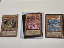 Yugioh! Sacred Beast Set. (UTR) SOI-EN001, SOI-EN002, SOI-EN003 1ST EDITION - Image 2