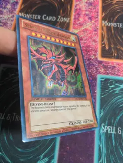 Yu-Gi-Oh! Slifer the Sky Dragon YGLD-ENG01 Limited Ultra Rare NM a1/ - Image 2